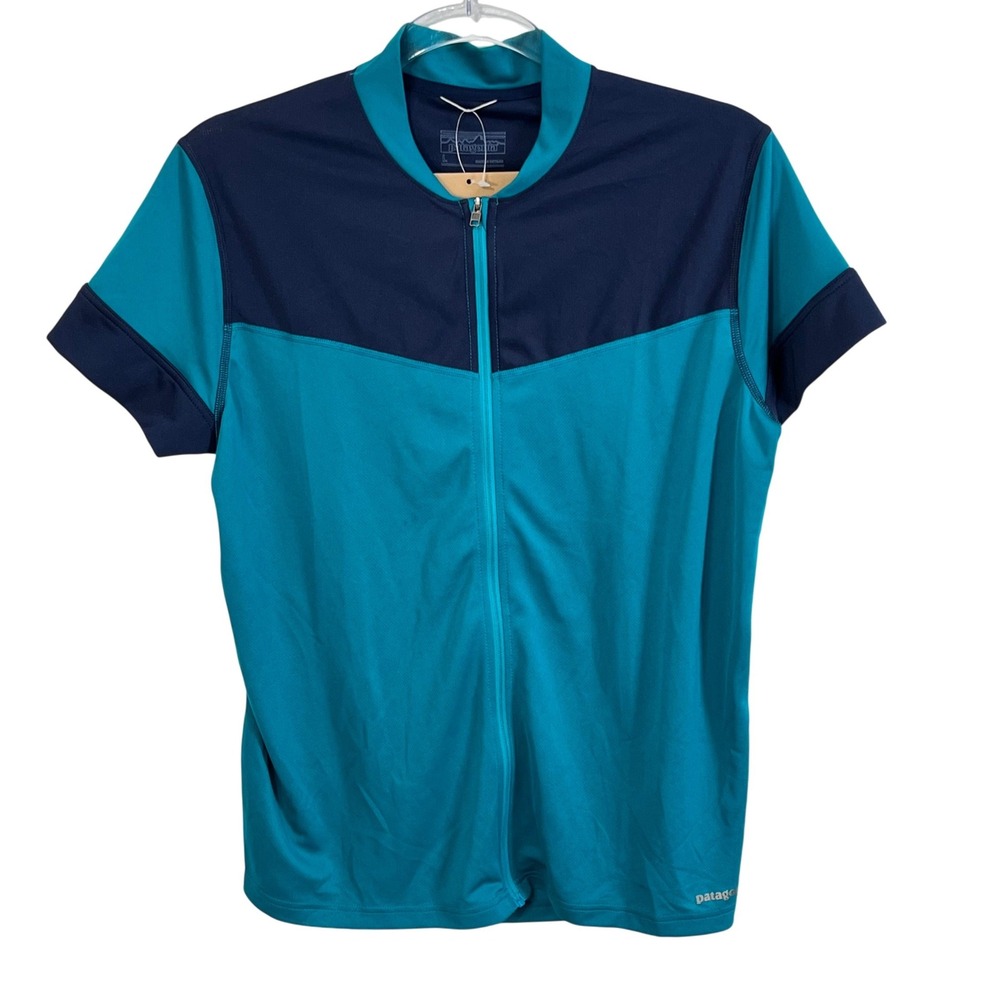Patagonia Crank Craft cycling Jersey Women's Size Large NEW‎